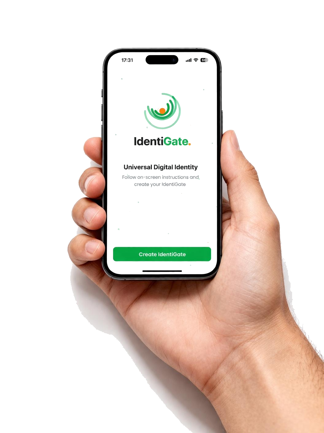IdentiGate identity verification on a smartphone