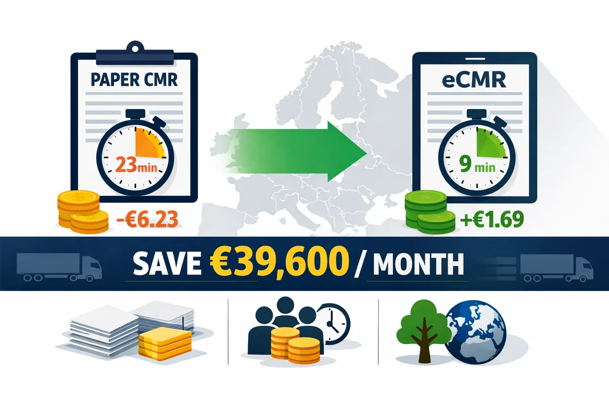 Paper CMR vs eCMR: The Real Cost of Not Going Digital