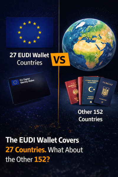The EUDI Wallet Covers 27 Countries. What About the Other 152?