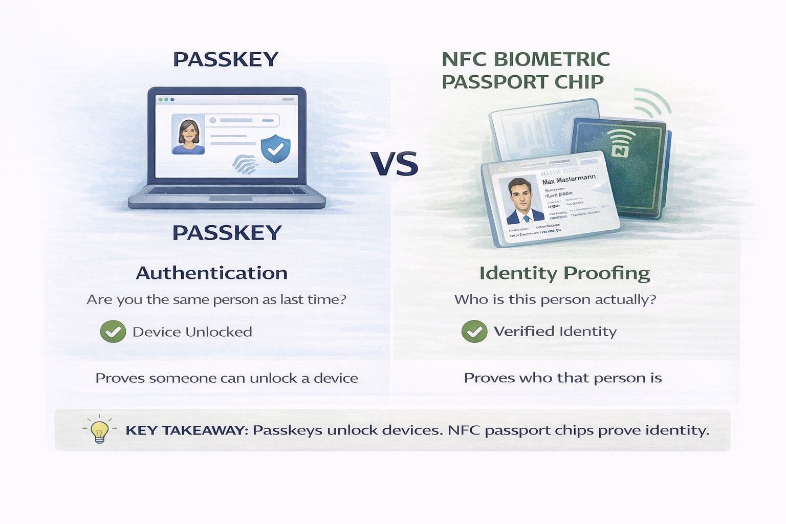 Passkeys Solve Authentication — Not Identity. Here's Why.