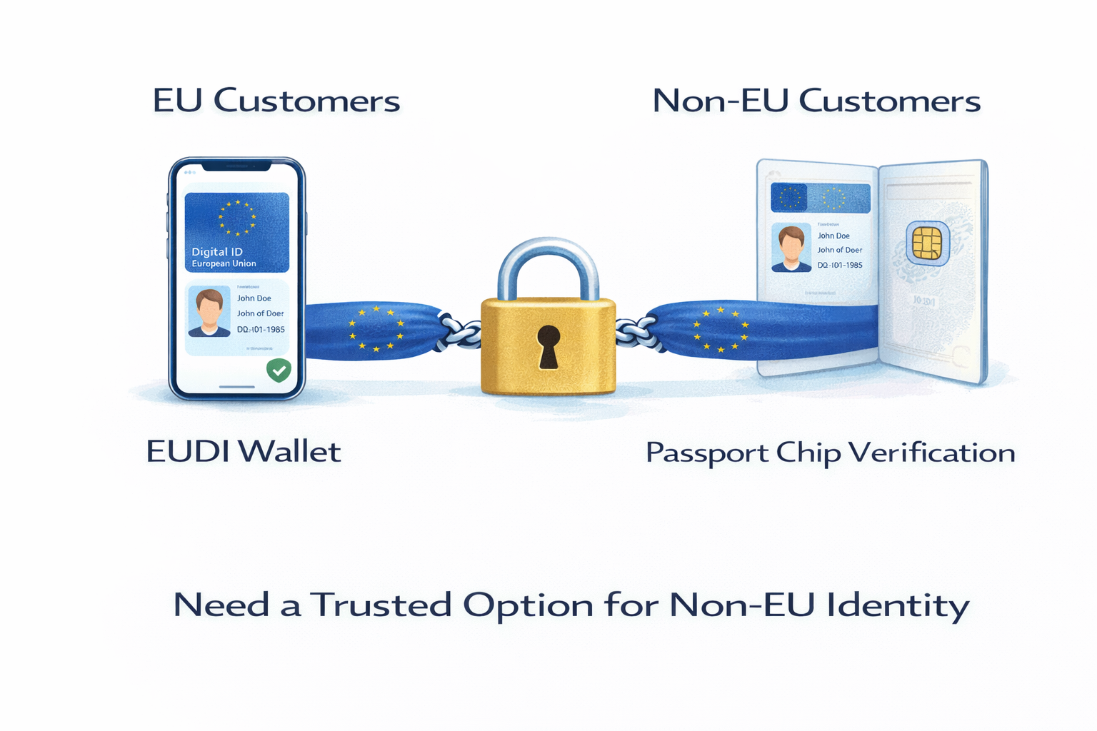 EU AMLR 2027: Your KYC Stack Needs a Non-EU Identity Layer