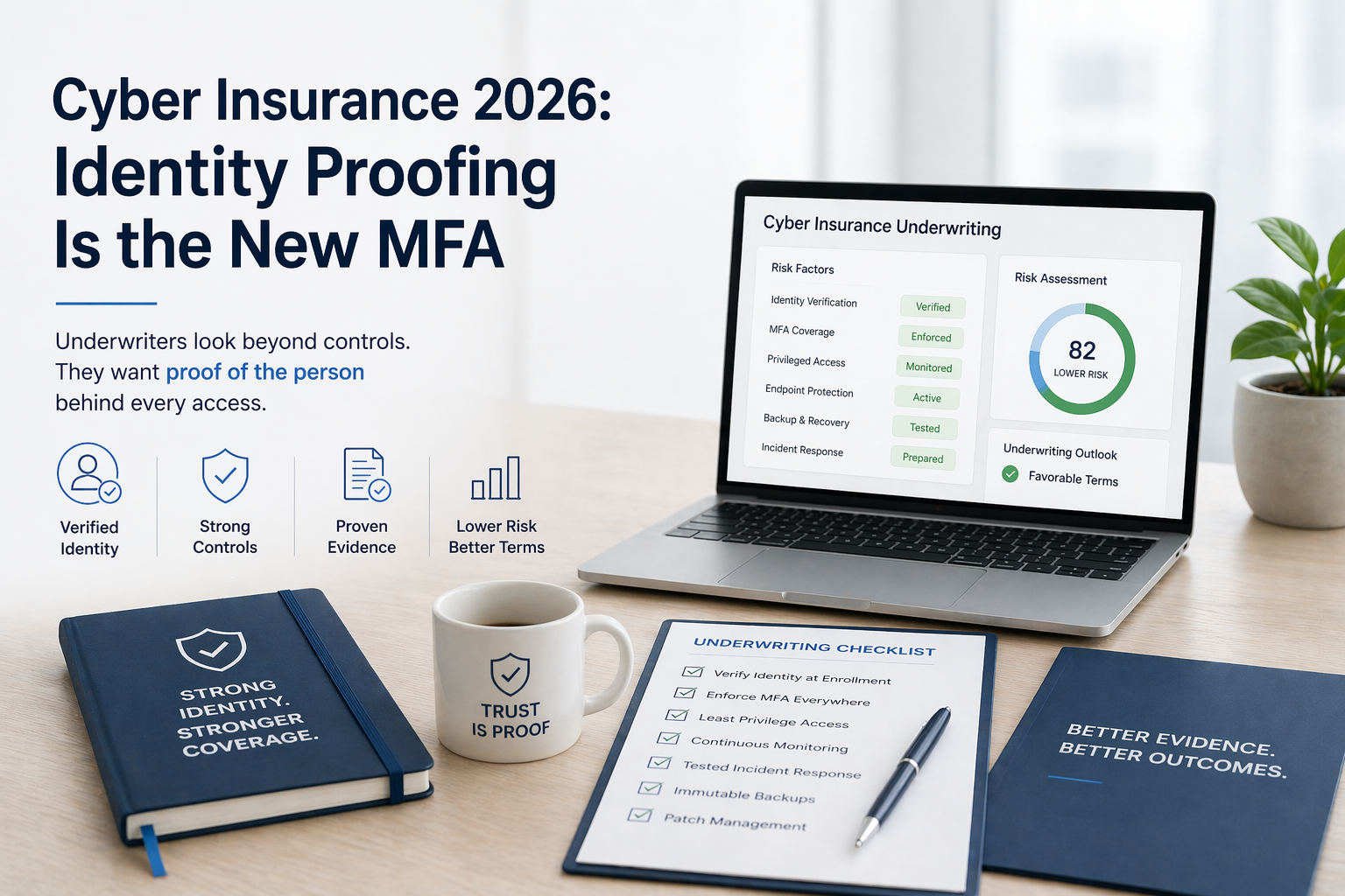 Cyber Insurance 2026: Identity Proofing Is the New MFA