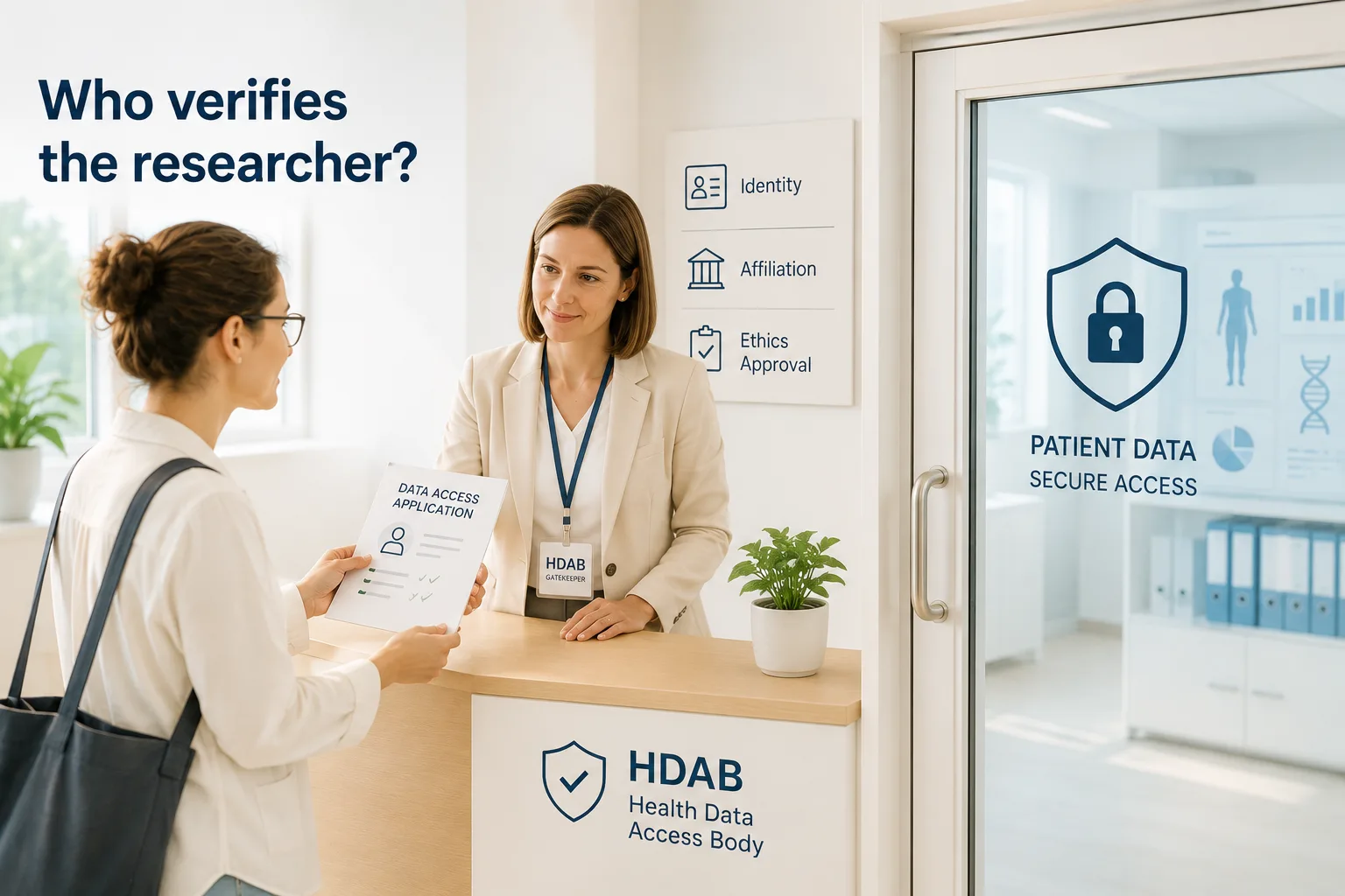 EHDS Secondary Use: Who Verifies the Researcher Asking for Patient Data?