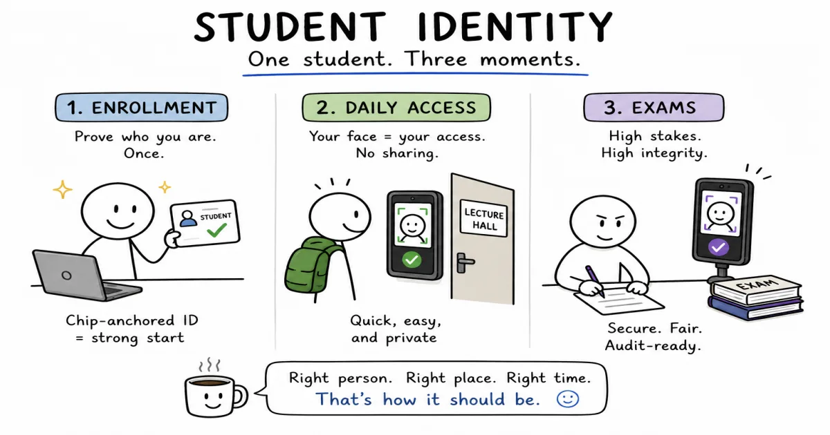 How Do You Verify Student Identity for Attendance, Access, and Exams Under GDPR and the AI Act?
