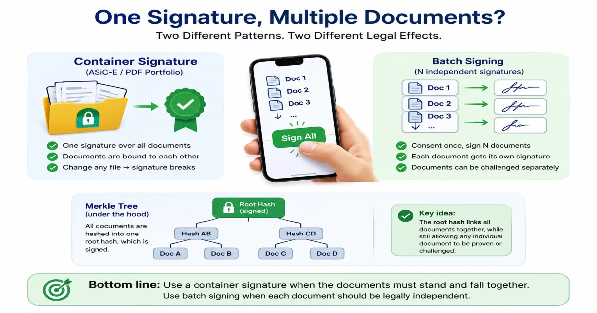 Can You Sign Multiple Documents with One Digital Signature?